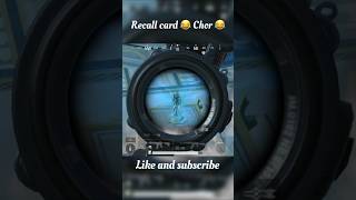 Fastest card chor 🙃😃😃shorts bgmi viralvideo viralshort shortvideo pubg [upl. by Eirffej]