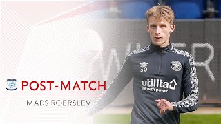 POSTMATCH  Mads Roerslev on 50 Preston victory [upl. by Newbill582]