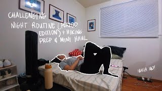 Challenging Night Routine Period Edition  Hiking Prep amp Mini Haul  2024 🇵🇭🇨🇦 [upl. by Enialem]