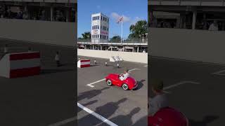 Goodwood Austin J40 practice pedal car race ￼ [upl. by Flanna]