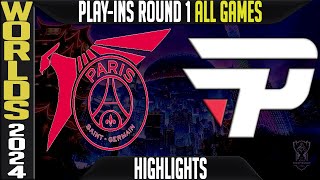 PSG vs PNG Highlights ALL GAMES  Worlds 2024 Play Ins Round 1  PSG Talon vs Pain Gaming [upl. by Eckardt]