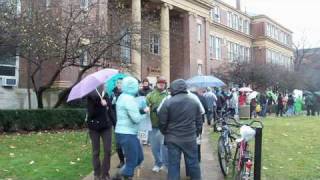 GEO Strike at the University of Illinois 16 November 2009 [upl. by Airamesor779]