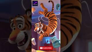 Tigers Invisible String Adventure cat shorts kitte cute [upl. by Haelat]