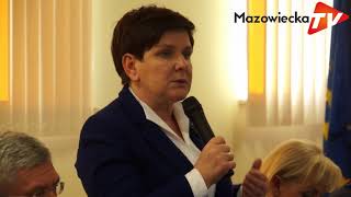 Spotkanie wicepremier Beaty Szydło z mieszkańcami Gminy Nowe Miasto nad Pilicą [upl. by Levina]