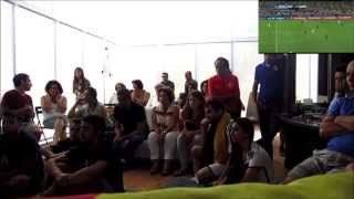 Germany vs Argentina 2014 World Cup Final  113 Mario Götze Goal Reaction and Celebration [upl. by Alomeda477]