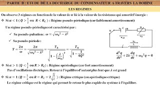 Problème corrigé  Etude de la charge et la décharge dun condensateur à travers la bobine [upl. by Raman]