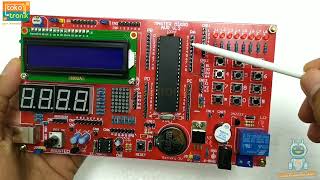 TUTORIAL BELAJAR MIKROKONTROLER AVR ATMEGA8535 DENGAN KIT MASTER AVR V2 by TOKOTRONIK avratmega8535 [upl. by Iram671]