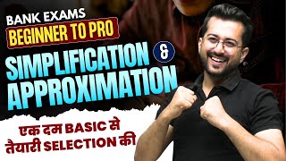 Simplification amp Approximation 🔥 Bank Exams Ashish Arora 2024  RRB POClerk 2024 [upl. by Hairahcez995]