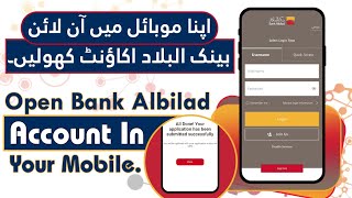 Bank Albilad Online Account Opening  Bank Albilad Account Kaise Banaye Albilad Account Kaise Khole [upl. by Cain]