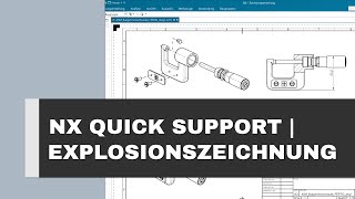 SIEMENS NX ZEICHNUNG  Siemens NX Explosionszeichnung [upl. by Whiney421]