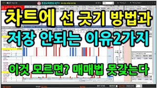 키움 영웅문 ① 차트 선 긋기 방법 ② 저장 안되는 2가지 이유 ◈ 이것 모르면 매매법 못 갖습니다 ◈ IQTV 증권교육방송 대표 다롬컴 [upl. by Nwadahs]