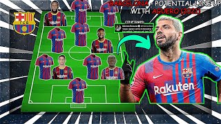 BARCELONA  Potential Line Up With Aguero Wijnaldum Depay Garcia 2021 [upl. by Nyledaj]