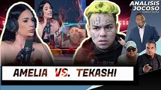 ANALISIS JOCOSO  AMELIA VS TEKASHI SE DICEN DE TODO [upl. by Klinges]