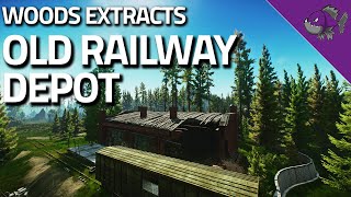 Old Railway Depot  Woods Extract Guide  Escape From Tarkov [upl. by Lerad]