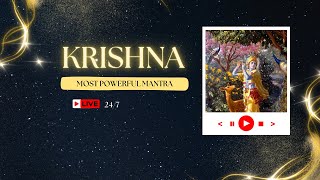 Krishna most powerful mantra 247 live [upl. by Katherin]