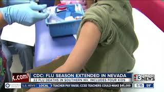 CDC Flu season extended in Nevada [upl. by Berna]