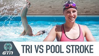 Pool Swim Stroke Vs Open Water Triathlon Stroke  How Do They Differ [upl. by Onnem919]