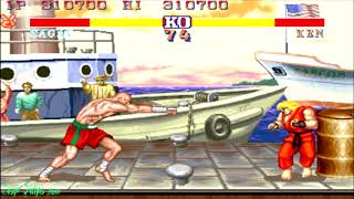 Street Fighter 2 Champion Edition  Sagat Arcade Hardest [upl. by Nibroc]