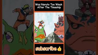 Was Naruto Too Weak After The Timeskip 🤔 animetelugu teluguanimecommunity narutotelugu [upl. by Jeavons]