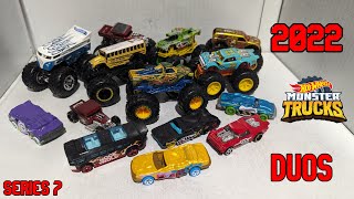 2022 Hot Wheels Monster Trucks Duos Series 7 Unboxing And Review [upl. by Palocz]