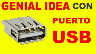 GENIAL INVENTO CON PUERTO USB [upl. by Eleets]