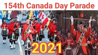 Canada Day parade 2021 ottawa toronto grande prairie sherwood park yellowknife aldergrove abbotsford [upl. by Bridget]