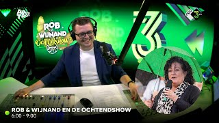 Caroline van der Plas met het weerbericht  Rob amp Wijnand en de Ochtendshow 3FM [upl. by Nanaj]