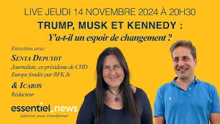 Trump Musk et Kennedy  yatil un espoir de changement [upl. by Aihselef]