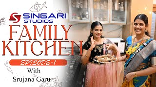 Family Kitchen  Episode 1  Coconut Dry Fruit Sweet  Singari Studios [upl. by Eibbed459]