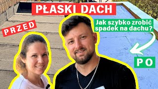 23 Jak zrobić płaski dach STROPODACH  XPS i styropian spadkowy  Budowa domu samemu [upl. by Nitnerb]