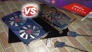 vga amd rx 580 vs gpu nvidia gt 730 [upl. by Marienthal553]