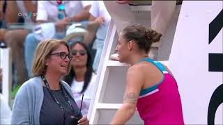 Pliskova Attacks Umpire’s Chair  Full Drama Rome Open 2018 [upl. by Ane]