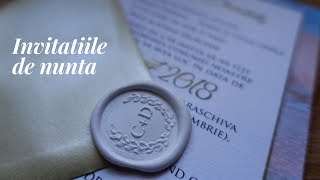 Invitatiile de nunta  Ep 53 ourweddingadventure [upl. by Casimir]