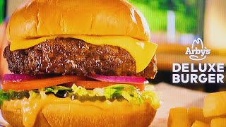 ARBYS  ARBYS COMMERCIAL 2024  ARBYS DELUXE BURGER  quotHAVE YOU EVER SEEN SUCH A BURGERquot [upl. by Anilek692]