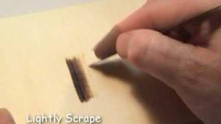 Erasing Woodburning or Pyrography Mistakes [upl. by Nitza]