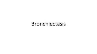 Bronchiectasis [upl. by Ishmael]