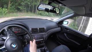 Bmw 320i E46 Test Drive POV Onboard HD [upl. by Hayarahs]