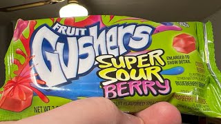 Fruit gusher super sour berry review [upl. by Itnahs967]