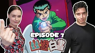 YUSUKE DESTROYS GOUKI Yu Yu Hakusho REACTION  Episode 7 [upl. by Allenod]