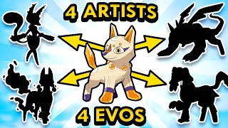 4 Artists Design Evolved Forms for my Pokemon 2 [upl. by Rocher]