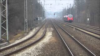 Bahnhof LOCHAM  S Bahn München  BR442  05022014 [upl. by Salita]