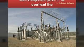 Overhead Transmission lines Components  Power System  Electrical Engineering [upl. by Lednar]