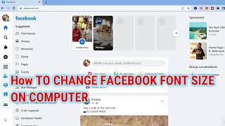 HOW TO CHANGE FACEBOOK FONT SIZE ON COMPUTER [upl. by Orsini254]