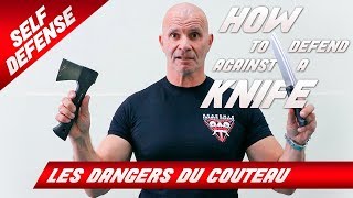 COMMENT FAIRE FACE À UNE ATTAQUE AU COUTEAU   How to Defend Against a Knife Attack [upl. by Ijar850]