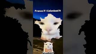 France if I Colonized It mapping geography shorts [upl. by Atsilac]