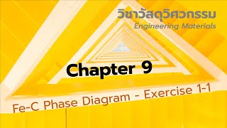 Chapter 9  Part 26 FeC Phase Diagram  Exercise 11  Engineering Materials [upl. by Kokaras]