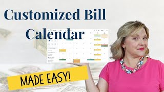 How to Create a Monthly Bill Calendar  EASY in Google Calendar [upl. by Whetstone]