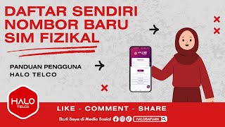 DAFTAR NO BARU SENDIRI SIM FIZIKAL HALO TELCO [upl. by Skiba]