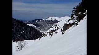 Pas du Cho en ski rando montagnes de Melles [upl. by Nwahsan]