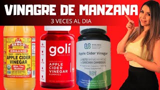 ¿Cuál es la Mejor Manera de Tomar el Vinagre de Manzana Gomitas GOLÍ Pastillas o Liquido [upl. by Ticon]